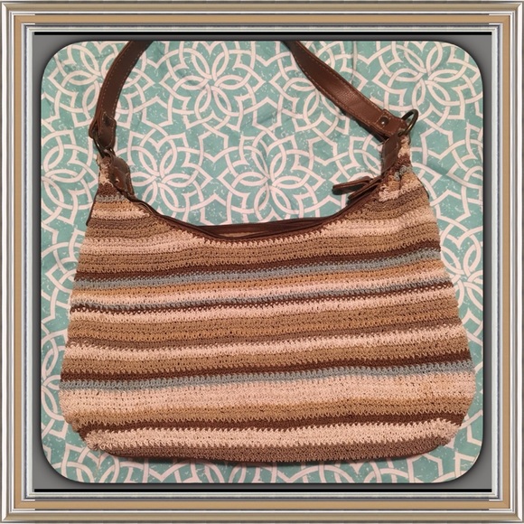 2 pocket purse multi-colored