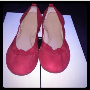 Banana Republic red Flats
