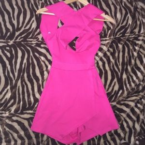 Hot pink Romper!'