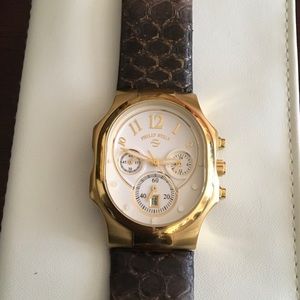 Philip Stein Classic Gold plated Chronograph Watch