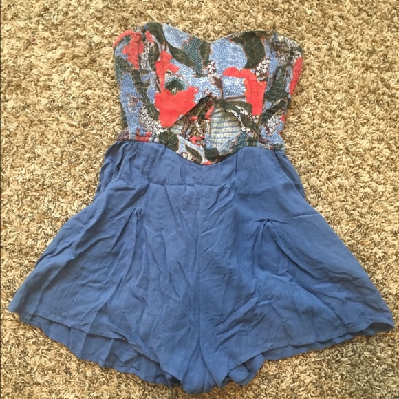 Free People Tube Top Romper