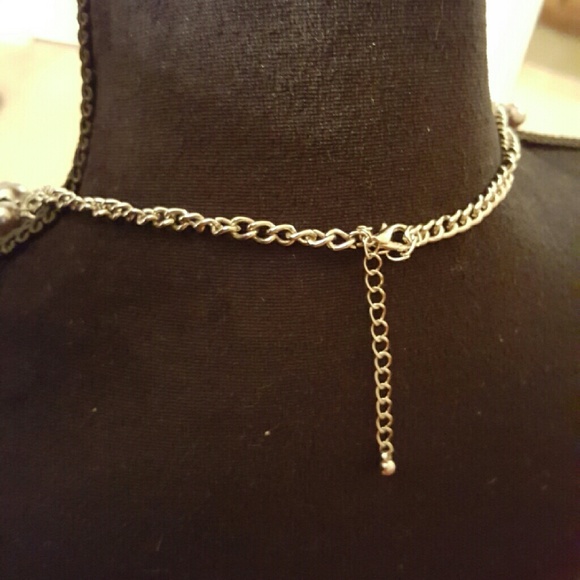 "I'm all in chains"  Cute Bead & Chain Necklace - Picture 3 of 4