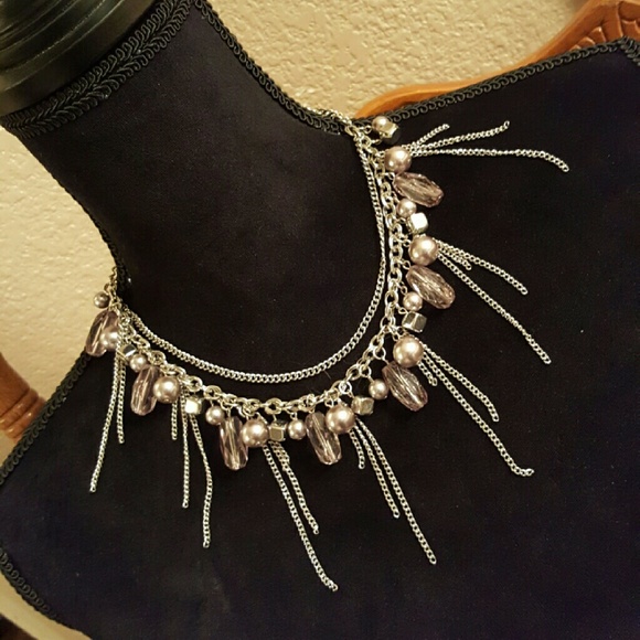 "I'm all in chains"  Cute Bead & Chain Necklace - Picture 4 of 4