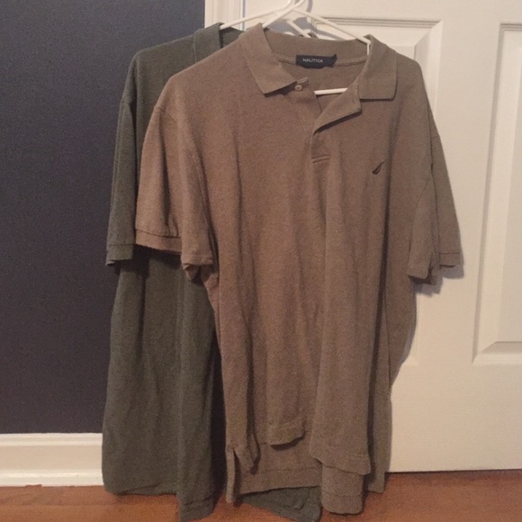 Two shirts (Nautica and Polo)