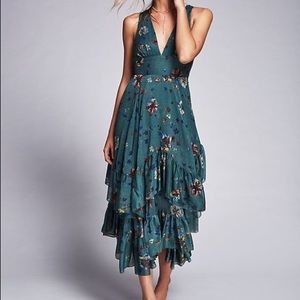 Free People "Catching Glances" midi dress