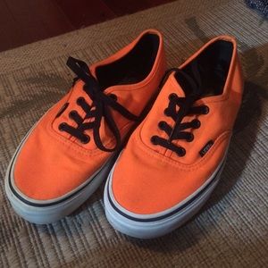 Neon Orange Vans