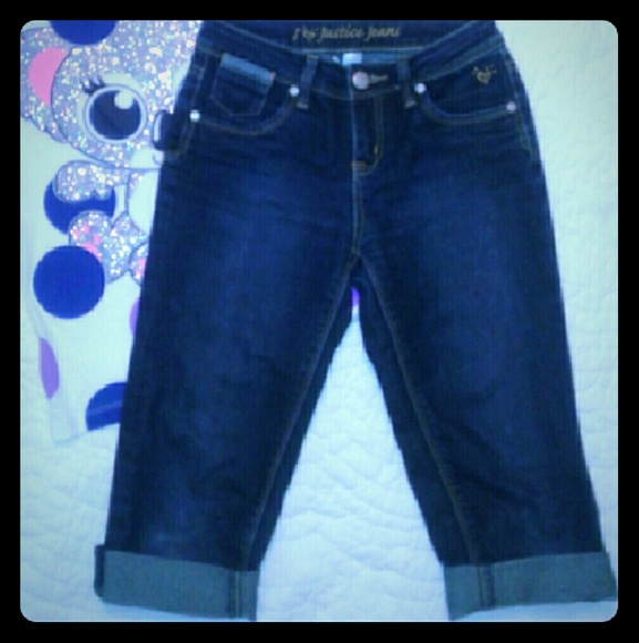 Justice jeans capris