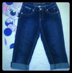 Justice jeans capris