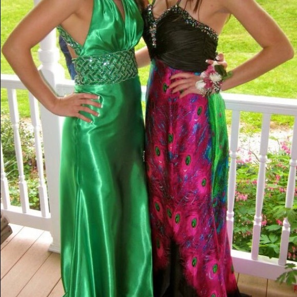 Peacock Prom Gown