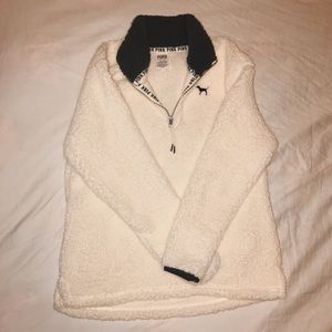 VICTORIAS SECRET PINK SHERPA JACKET