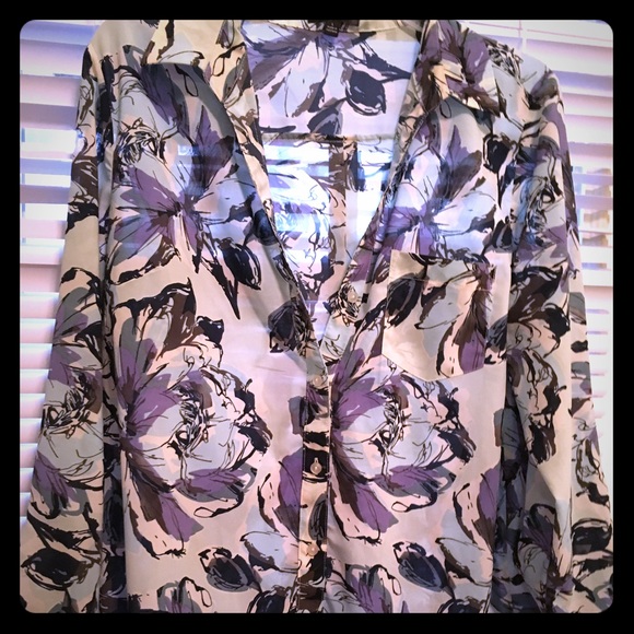 Floral The Limited Ashton Blouse