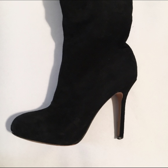 SAM EDELMAN black suede boots SIZE 6 - Picture 2 of 3