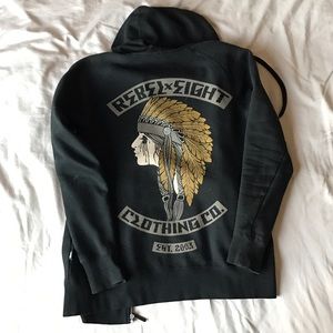 REBEL8 zip up hoodie