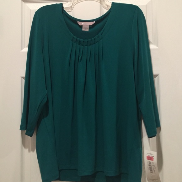 Emerald Scoop Neck Top