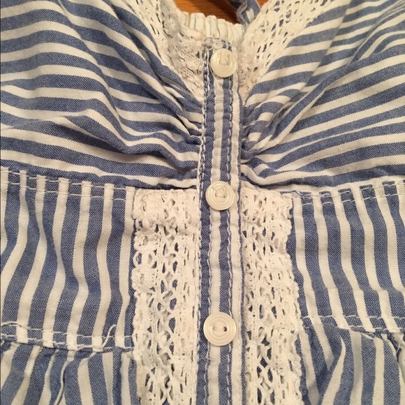 Blue and White Hollister Mini Dress - Picture 3 of 3