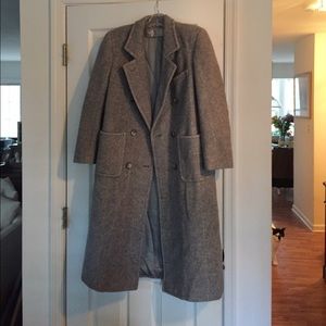 Italian lined wool trench