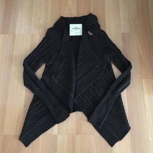 Hollister brown cardigan size S