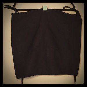 Black server apron