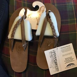 Brand new Tan Braided Rainbows