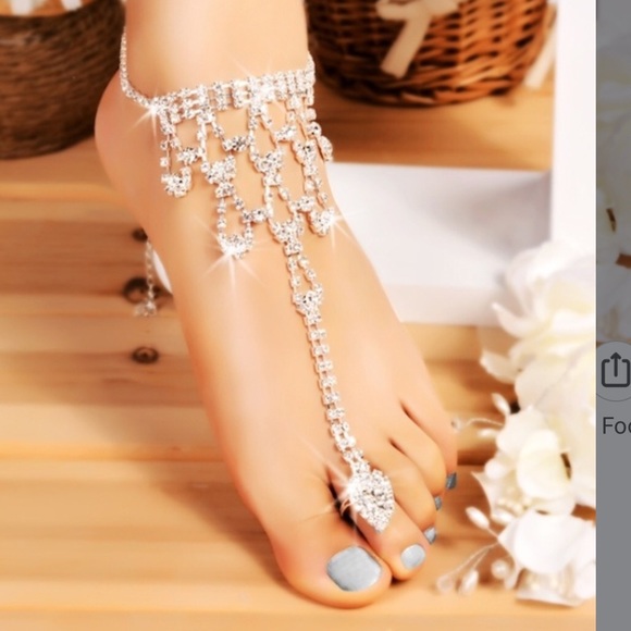 New crystal foot ankle-one per order -last one ☝️ - Picture 2 of 3
