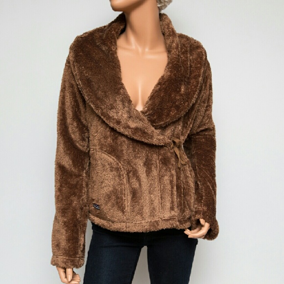 Patagonia Jackets & Blazers - Patagonia Teakwood TKW Plush Fleece Wrap 26405