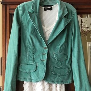 CALVIN KLEIN Teal blue jacket