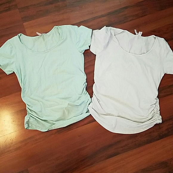 Fitted maternity shirt