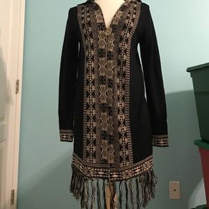 Lucky Brand Fringe Cardigan