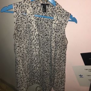 H&M button down tank size 6