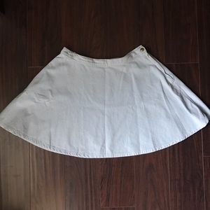 AA pastel blue and pink skirt