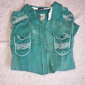 Women's western button up shirt
