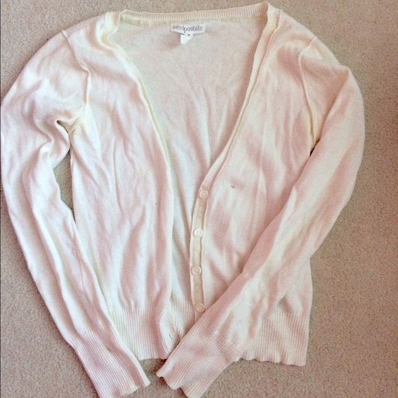 ☀️White Aeropostale cardigan