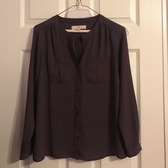 Loft purple shirt