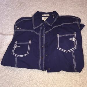 Women's western button up shirt