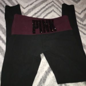 SOLD LOCALLY. Victoria Secret pink leggings