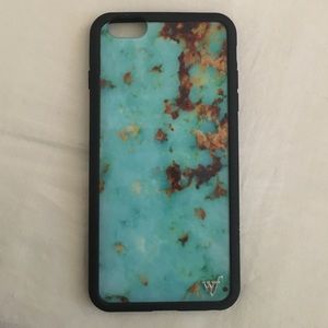 Turquoise Wildflower iPhone 6plus case