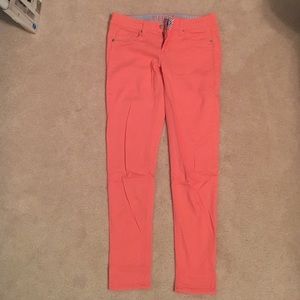 Bright pink pants