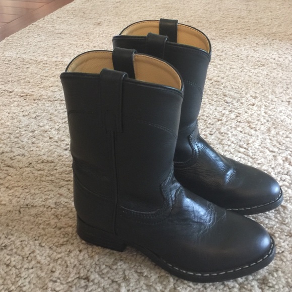 Leather upper Boots Sz 1.5