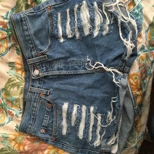 LF furst of a kind high waisted shorts
