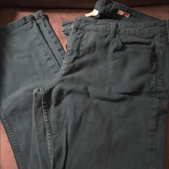 Teal Super Skinny Jeans