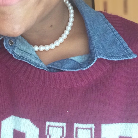 Varsity Style "Love" Sweater- JUNIORS