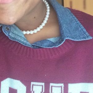 Varsity Style "Love" Sweater- JUNIORS