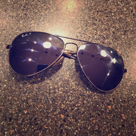 Purple lens aviator ray bans!