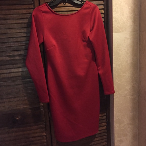 Red Kardashian Kollection dress