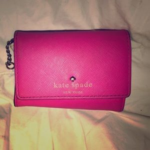 Pink Kate spade wallet!!