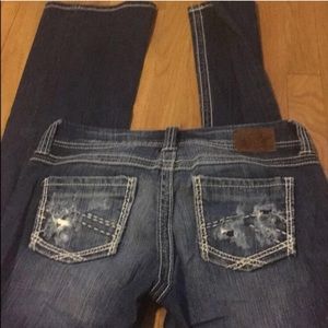 Distressed BKE women's jeans