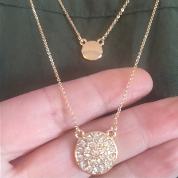 Double Circle Necklace - Picture 3 of 4