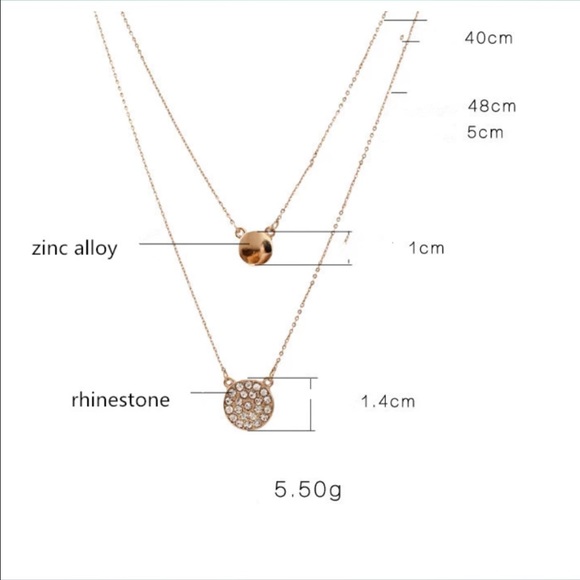 Double Circle Necklace - Picture 4 of 4