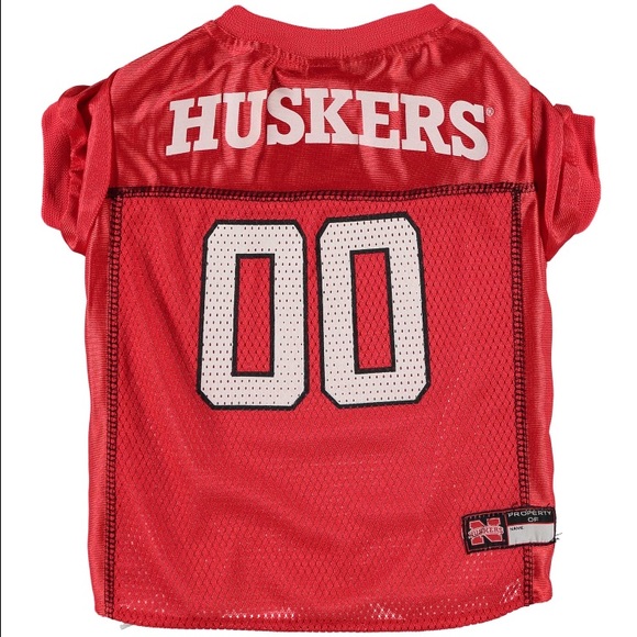 Nebraska Cornhuskers Mesh Dog Football Jersey