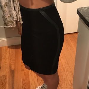 Black pencil skirt